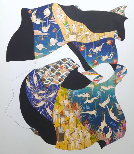 Exponat 9: Songnyeo Lyoo, «Interlaced Tapestry»